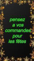COMMANDE POUR LES FETES