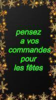 COMMANDE POUR LES FETES