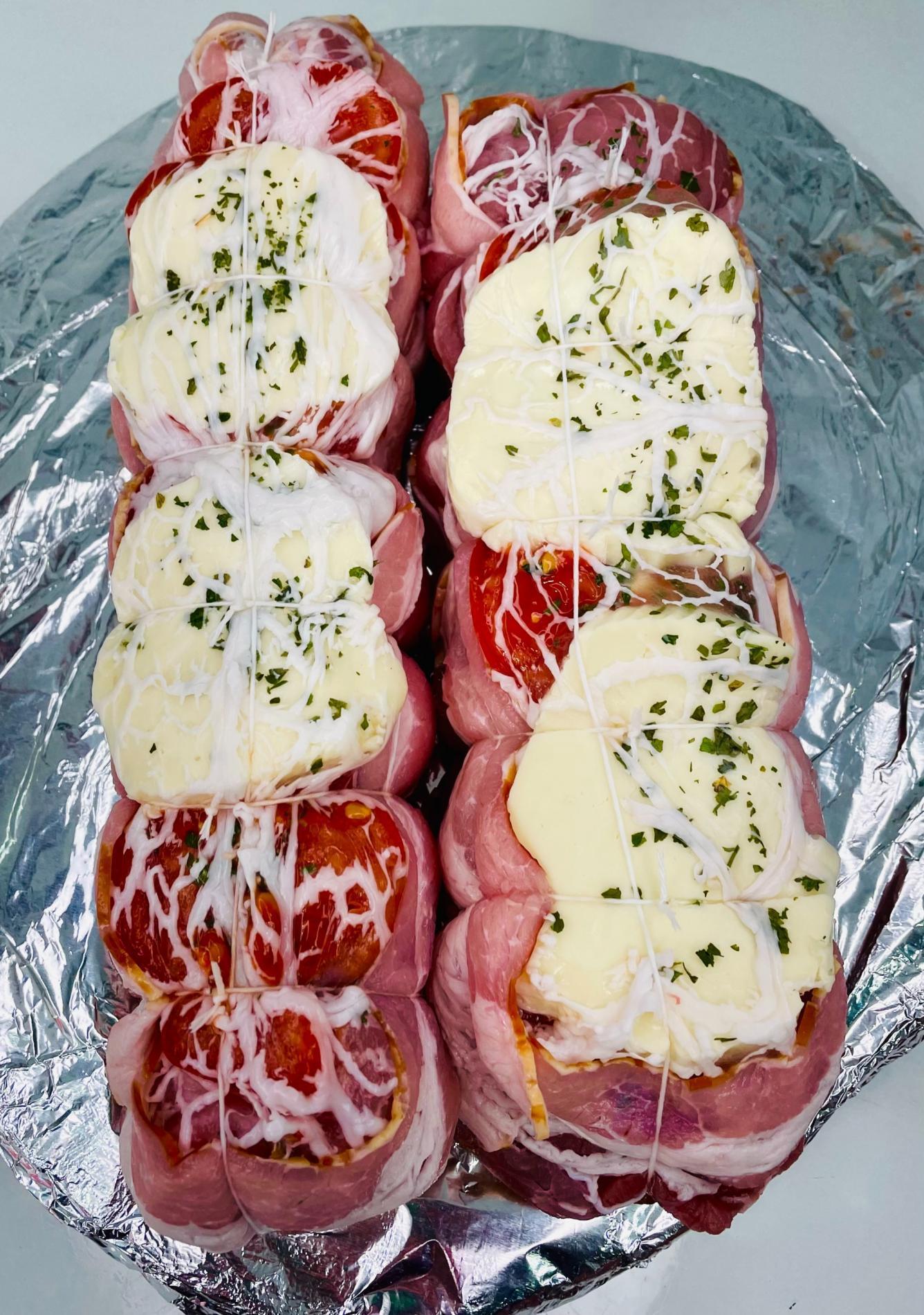 FILET MIGNON DE PORC TOMATE,MOZZARELLA